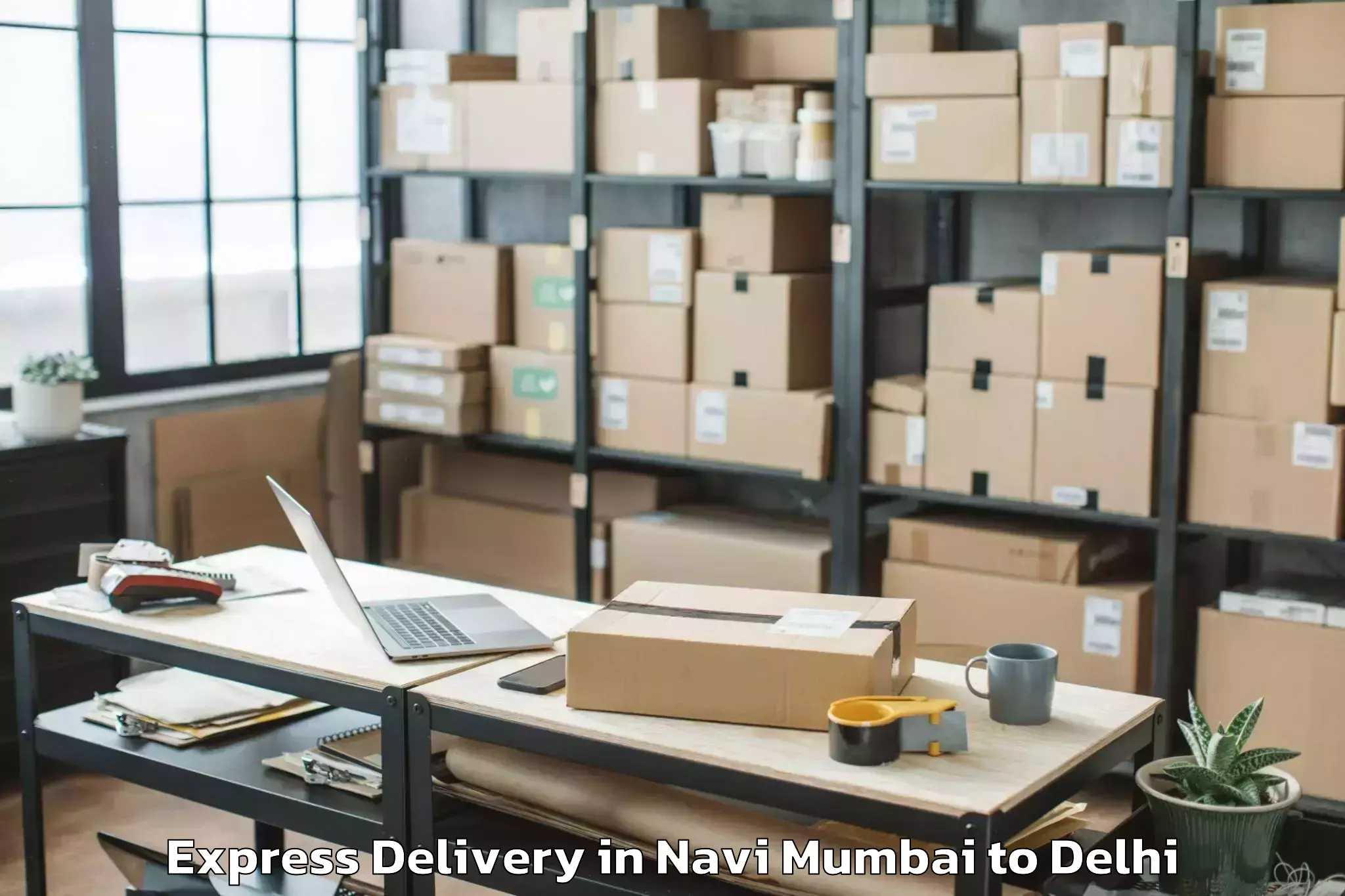 Book Your Navi Mumbai to Patel Nagar Express Delivery Today